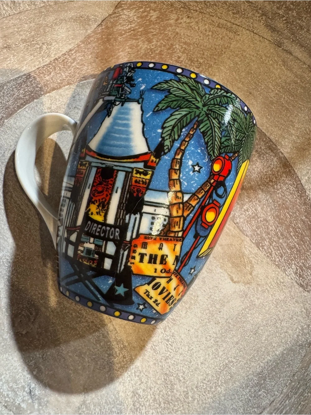 Hollywood Pop Art Ceramic Coffee Mug - Multicolor